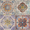 Ceramic glazed tiles for wall decoration