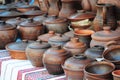 Ceramic handmade craft. Pottery craft