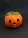 Ceramic jack-o-lantern Royalty Free Stock Photo