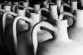 Ceramic jugs,C appadocia , Turkey Royalty Free Stock Photo