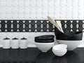 Ceramic kitchenware. Royalty Free Stock Photo