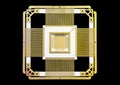 Ceramic-metal case of a chip