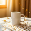 Ceramic Mug Golden Morning Radiance Royalty Free Stock Photo