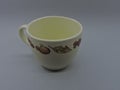 Ceramic mug. Teacup. Old porcelain. Royalty Free Stock Photo