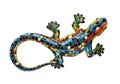 Ceramic multicolored lizard Royalty Free Stock Photo