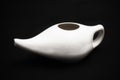 Ceramic neti pot Royalty Free Stock Photo