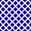 Ceramic pattern blue and white Royalty Free Stock Photo