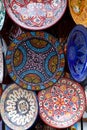Ceramic plates on the market Royalty Free Stock Photo