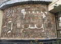 Ceramic relief on the facade of the House of Circus Artists