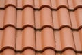 Ceramic roof tiles Royalty Free Stock Photo