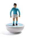 Ceramic soccer player ornament Royalty Free Stock Photo