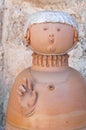 Ceramic statue. Royalty Free Stock Photo