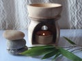 Ceramic stove for aromatic essences