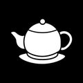 Ceramic teakettle dark mode glyph icon