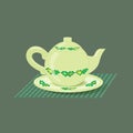 Ceramic teapot icon