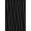 Ceramic tile black embossed wall Royalty Free Stock Photo