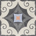 Ceramic tile decor gray Royalty Free Stock Photo