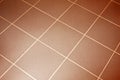 Ceramic tile floor