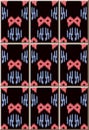 Ceramic tile pattern Sawtooth Edge Aboriginal Geometry