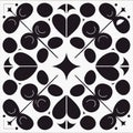 Ceramic tile pattern vector design for interior and exterior decoration. AI Generated