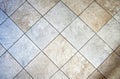 Ceramic tiled floor Royalty Free Stock Photo