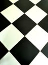 Ceramic tiles alternating white and black Royalty Free Stock Photo