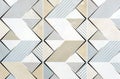 Ceramic tiles with a geometric pattern. Tile background for design and decoration Royalty Free Stock Photo