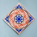 Ceramic tiles patterns colorful style.