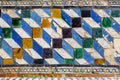 Ceramic tiles with simple geometric