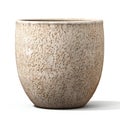 Ceramic vase isolated on white background
