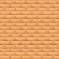 Ceramic white brick tile wall. Vector illustration