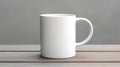 ceramic white coffee mug mockup Royalty Free Stock Photo