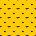 Ceratopsians dinosaur pattern vector