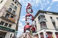 Cercavila performance in Vilafranca del Penedes Royalty Free Stock Photo