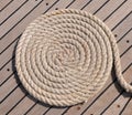 Cercle of rope Royalty Free Stock Photo