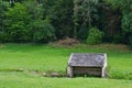 Cere la Ronde, France - july 15 2020 : landscape in front of the castle of Montpoupon