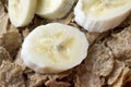 Cereal with bananas Royalty Free Stock Photo