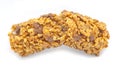 Cereal bar with chocolate Royalty Free Stock Photo