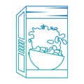 cereal box packing icon