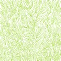 Cereal bread pattern background. Ears of wheat wrapper. Agriculture straw. Green grass contour line vector.