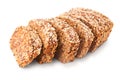 Cereal bread with sesame seeds Royalty Free Stock Photo