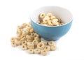 Cereal breakfast in bowl Royalty Free Stock Photo