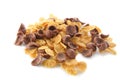 Cereal corn and choco flakes
