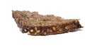 Cereal dark bread, on a white background Royalty Free Stock Photo