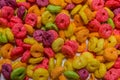 FULLCOLOR DELICIOUS CEREAL IN THE FOREGROUND Royalty Free Stock Photo