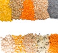 Cereal grains background