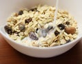 Cereal muesli with milk