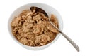 Cereals in the bowl