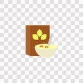 cereals icon sign and symbol. cereals color icon for website design and mobile app development. Simple Element from gastronomy set