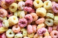 Cereals ring color mix morning breakfast